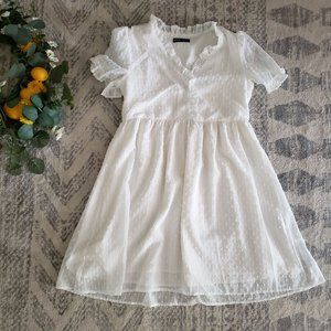 🌼🌼White Summer dress | Size S | Shein 🌼🌼